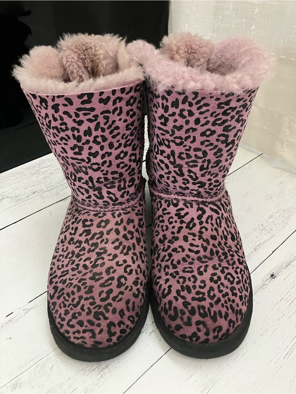 Purple Leopard Ugg Boots